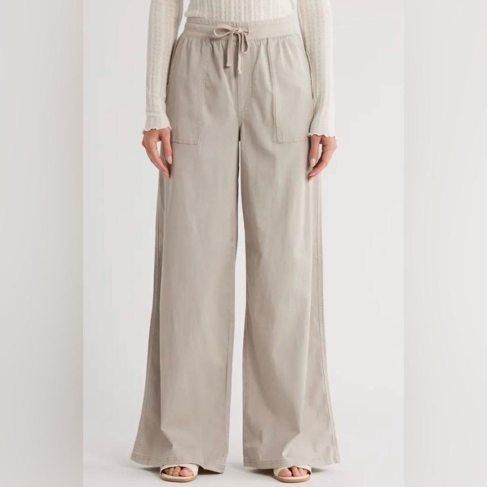 Splendid Womens Wide Leg Cotton Pant - Picture 1 of 8